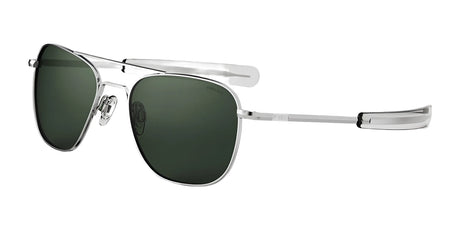 Randolph AVIATOR Sunglasses | Size 55 / Bright Chrome / AGX Glass (Polarized)