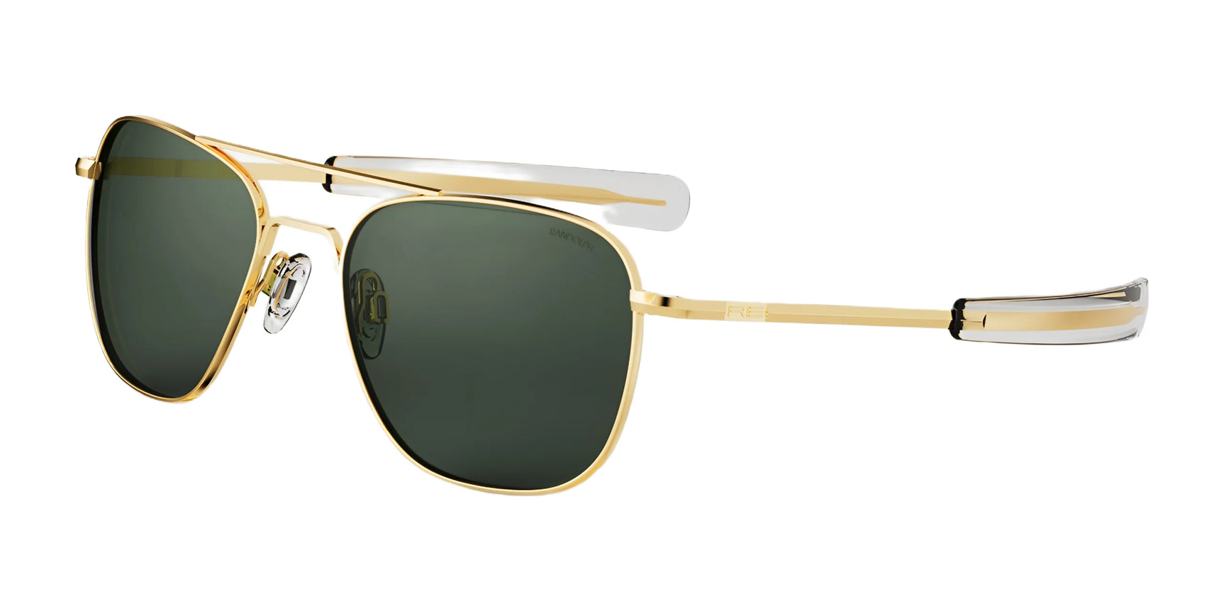 Randolph AVIATOR Sunglasses | Size 52 / 23k Gold / AGX Glass (Polarized)