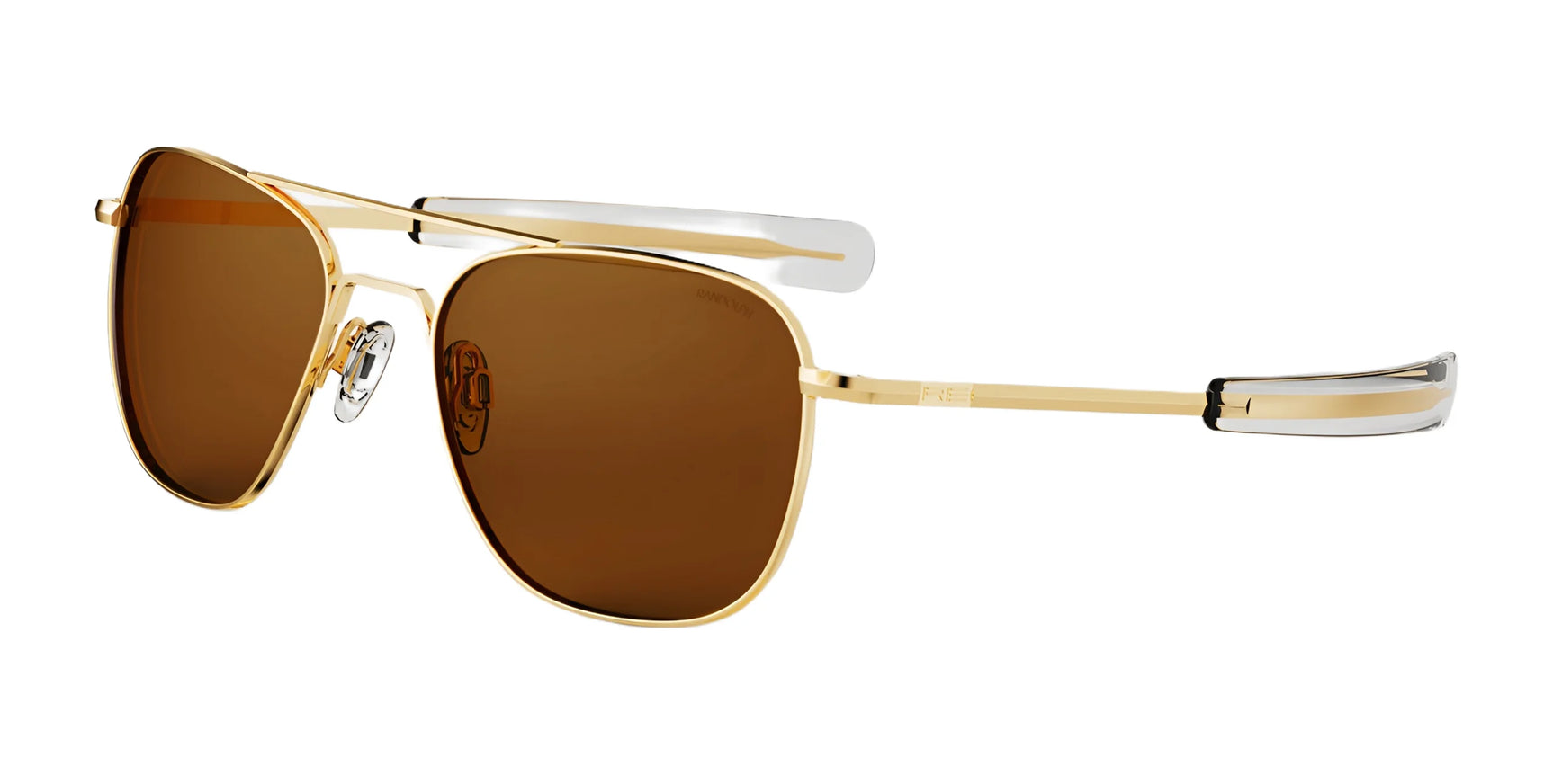 Randolph AVIATOR Sunglasses | Size 58 / 23k Gold / American Tan Glass (Polarized) Randolph AVIATOR Sunglasses | Size 58 / 23k Gold / American Tan Glass (Polarized)