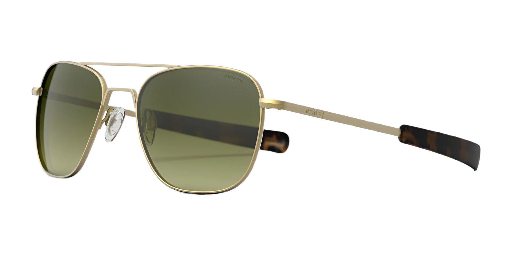 Randolph AVIATOR Sunglasses | Size 55 / 23k Satin Gold / Evergreen Gradient Nylon (Polarized) Randolph AVIATOR Sunglasses | Size 55 / 23k Satin Gold / Evergreen Gradient Nylon (Polarized)