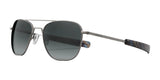 Randolph AVIATOR Sunglasses | Size 58 / Satin Gunmetal / Slate Gradient Nylon (Polarized)