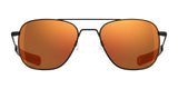 Randolph AVIATOR Sunglasses | Size 58 / Matte Black / Redline (Semi-Polarized)
