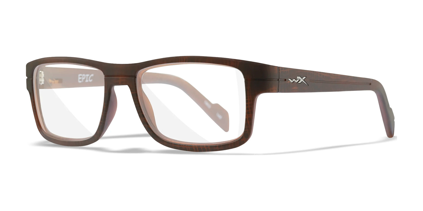 Wiley X EPIC Eyeglasses Matte Hickory Brown Wiley X EPIC Eyeglasses Matte Hickory Brown